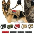 thumbnail image 2 of WAAYEE Dog Harness with 4 Badges - Durable Nylon Training Vest Suitable for Medium to Large Dogs, Perfect for Outdoor Activities and Training, 2 of 7