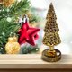 thumbnail image 2 of Mini árbol de Navidad de de mercurio con luces LED, batería (no incluida), pieza central , adorno de escultura para decoración del hogar Estilo B Sunnimix estatua de árbol, 2 of 8