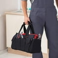 thumbnail image 4 of Bolsa de Herramientas 7 Bolsillos Kit Con Correas de Hombro Ajustables METERK MKTB01, 4 of 7