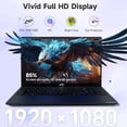 thumbnail image 4 of NIMO 15.6" IPS FHD-Laptop,8GB RAM,256GB SSD,Intel 6-Cores i3-1215U (Beat i5-1135G7),65W Type-C,Fingerprint,Computer with Backlit Keyboard Fingerprint Laptops for Business and Student,Wi-Fi 6,Win 11, 4 of 7