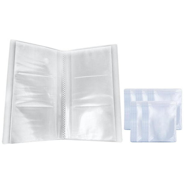Bolsa de almacenamiento portátil de PVC transparente para guardar pendientes, para viaje 84 Bolsillo y 30 bolsas