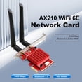 thumbnail image 2 of Tarjeta WiFi 6E PCIe BZIZU Intel AX210 5400 Mbps Bluetooth 5.3, 2 of 5