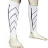 New Shin Splint Calf Support Sports Compression Sleeve for Men & Women-White
