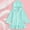 Light Blue, variant on Kids Girl Swim Cover Up Hooded Wraps Zip-Up Tie Dye Terry Swimsuit Cover-ups Beach Robe Coverup Dress Bathrobe Towel Bathing Suit (6-7 Years, Light Blue)