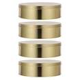thumbnail image 1 of latas redondas para galletas con tapa, para Navidad, dulces y aperitivos, de metal dorado., 1 of 6