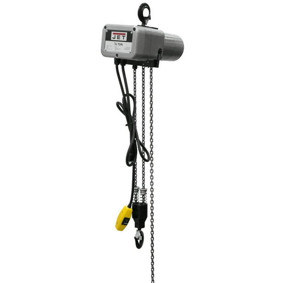 Jet 1/4 Ton Electric Chain Hoist 1-Phase 15 Ft. Lift