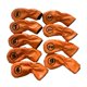 thumbnail image 1 of 9 fundas para cabezas de hierro de golf modernas y cómodas para profesionales. Naranja, 1 of 9