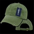 thumbnail image 1 of Decky 959-OLIVE Vintage Rayé Polo Caps&44; Olive, 1 of 1
