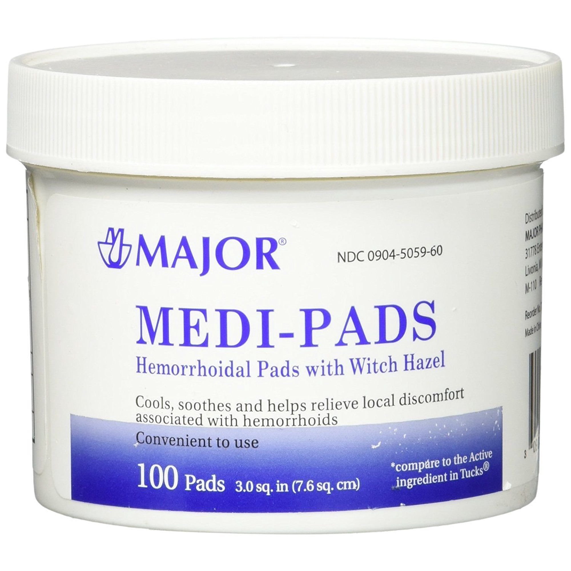 Major Medi-Pads, 100 Count
