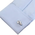 thumbnail image 5 of Perfect Cufflinks Question Mark, Answer My Riddle Riddler Cufflinks, Silver Tone, 5 of 5
