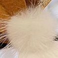 thumbnail image 4 of Pinzas para el pelo de asta de Navidad, lindas y exquisitas pinzas para el pelo de reno de peluche para fiestas de Navidad, fiestas de cumpleaños, cosplay, n.° 1, peluche amarillo brillante, 4 of 5
