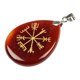 thumbnail image 1 of Colgante Cadena Colgante Adorno duradero Artesanía de bricolaje Joyería Artesanía de bricolaje Fabricación de coleccionables para cumpleaños Rojo mayimx COLLAR COLGANTE, 1 of 8