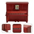 thumbnail image 4 of MLINS Small Dollhouse Piano Miniature Piano Model Wooden Doll House Layout for Girls, 4 of 6
