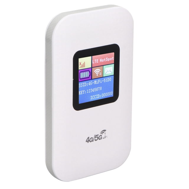 Enrutador WiFi 4G ANGGREK Inalámbrico Hasta 10 usuarios Batería de 2100 mAh ranura SIM para tableta