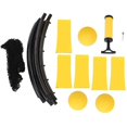 thumbnail image 4 of Mini juego de pelota de voleibol de playa, juego de pelota de bola de batalla de pico con inflador compatible con fiesta de fitness de entretenimiento de ocio Afortunado Sencillez, 4 of 5