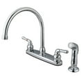 thumbnail image 4 of Kingston Brass Magellan Centerset Double Handle Kitchen Faucet, 4 of 7