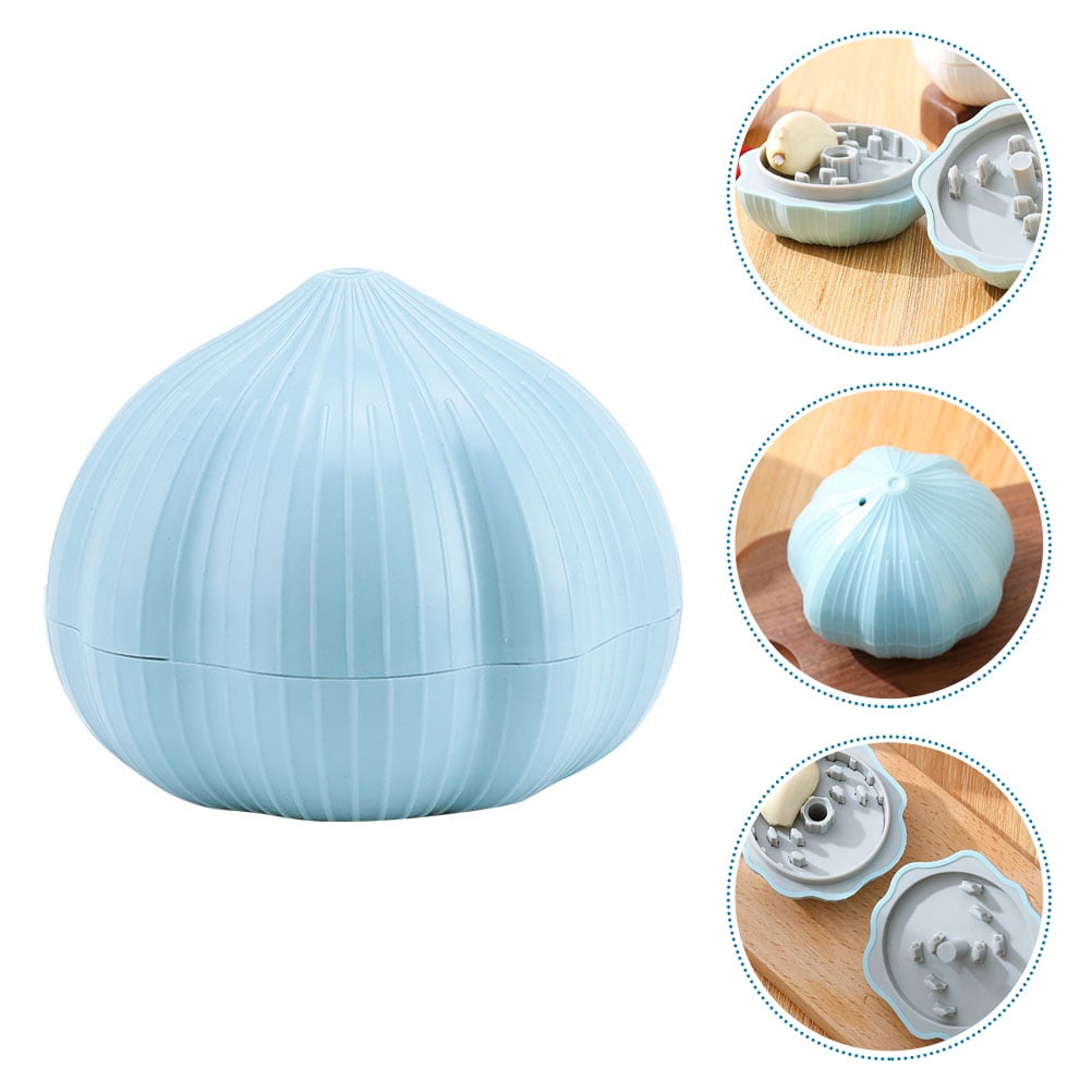 FRCOLOR Raindrops 4pcs Kitchen Garlic Press Mincer Tool Crusher Squeezer for Home Camping