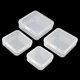 thumbnail image 4 of Mini cajas de almacenamiento vacías cuadradas de 32 piezas hechas de plástico transparente con tapas, 4 of 5