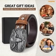 thumbnail image 6 of WHIPPY Western Belts for Men Women Cowboy Leather Embossed Belt for Jeans Gifts, 6 of 6