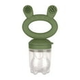 thumbnail image 1 of Haakaa Fresh Food Feeder & Cover Set - Olive Green Age 6+ Months, 1 of 5