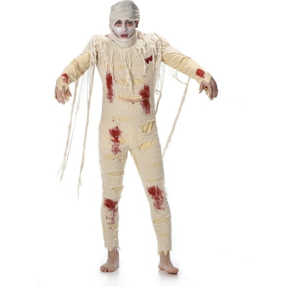 Karnival Costumes Ancient Egyptian Tomb Mummy Men's Costume Medium 38-40