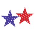 thumbnail image 4 of Wooden Star Patriotic Style Decorative Waterproof Durable Ornaments for Living Room Office, 4 of 5