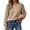 happyYEE-Khaki, variant on Women's Sweaters Fall Long Sleeve Crew Neck Oversized Pullover Tops Winter Fashion Versatile Sweater Tops