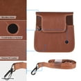 thumbnail image 4 of Andoer Protective Case PU Leather Bag with Adjustable Strap for Fujifilm Instax Square SQ6 Instant Film Camera Brown, 4 of 7