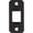 Matte Black, variant on Round Pocket Door Lock, Strike Plate, 1-1/4" x 2-3/4", Matte Blackl by Stone Harbor Hardware