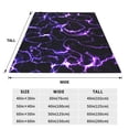 thumbnail image 3 of Sikiie Galaxy Lightning Ultra-Soft Micro flannel Blanket Luxury All Seasons Warm Blanket for Bedding Sofa and Travel (4 sizes)-80"x60", 3 of 7