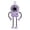 C, variant on WEIOUKC Poseable Alien Mini Fan with Suction Cup with 4 Bendable Legs & Suction Cup, 3-Speed Portable Personal Cooling Fan,Sticks to Smooth Surfaces for Bedroom, Stroller & Camping
