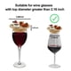 thumbnail image 3 of Placas de aperitivo de Topper de Vidrio, Topper de Charcutería de Vaso Fácil de Limpiar de Vino 6pcs Resistente A Derrames para Fiesta, 3 of 7