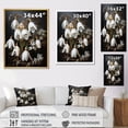 thumbnail image 4 of Designart "Golden Frost Snowdrops I" Snowdrops Floater Framed Wall Art Prints, 4 of 5