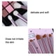 thumbnail image 4 of Juego de brochas de maquillaje Rewera: 12 brochas de maquillaje, brochas de doble punta para rubor, contorno, sombra de ojos en ángulo, sombreador, corrector, cejas, 4 of 5