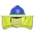 thumbnail image 3 of Hard Hat Sunshade, High Visibility Full Brim Neck Sun Shield for Hardhats-Royalblue, 3 of 6