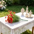 thumbnail image 5 of MMJ Artificial Flowers Bouquet Set of 2 Faux Outdoor UV Resistant for Patio Garden Porch Decor, 5 of 5