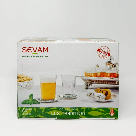 Sevam Lux Traditional collection 12-piece glass
