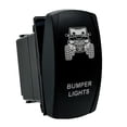 thumbnail image 6 of OZ-USA UTV Bumper Lights | On / Off Rocker Switch | 4-Pin 20A Blue LED Backlit | Waterproof 12V – 48V, 6 of 7
