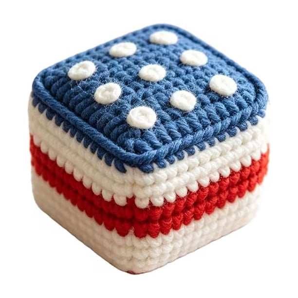 knitted Handmade Footbag Foot Bag Crochet Juggling Footbag Beginners Made Knitted 2026Upgraded Independence Day Party Supplies