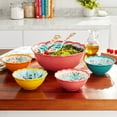 thumbnail image 2 of The Pioneer Woman Fresh Floral 7-Piece Melamine Serving Bowl Set, 2 of 30