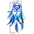 thumbnail image 4 of Rooh Dream Catcher ~ Evil Eye Love Car Hanging ~ Handmade Feather Hangings for Positivity (Can be used as Home Décor Accents, Wall Hangings, Garden, Car ), 4 of 4