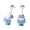 Blue background, variant on 3-Piece Clothing Set Summer Porch Goose Outfits for 23 Inch Lawn Statue,Plastic/Cement Statue, Duck Sculpture Clothes for Spring Yard Patio Party Decoration,Light background