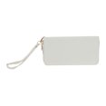 thumbnail image 4 of Unique Bargains 1 Pc Coin Purse Wallet Portable W-Shaped Corrugated Plush Ball Zipper Coin Purse Pouch White, 4 of 5