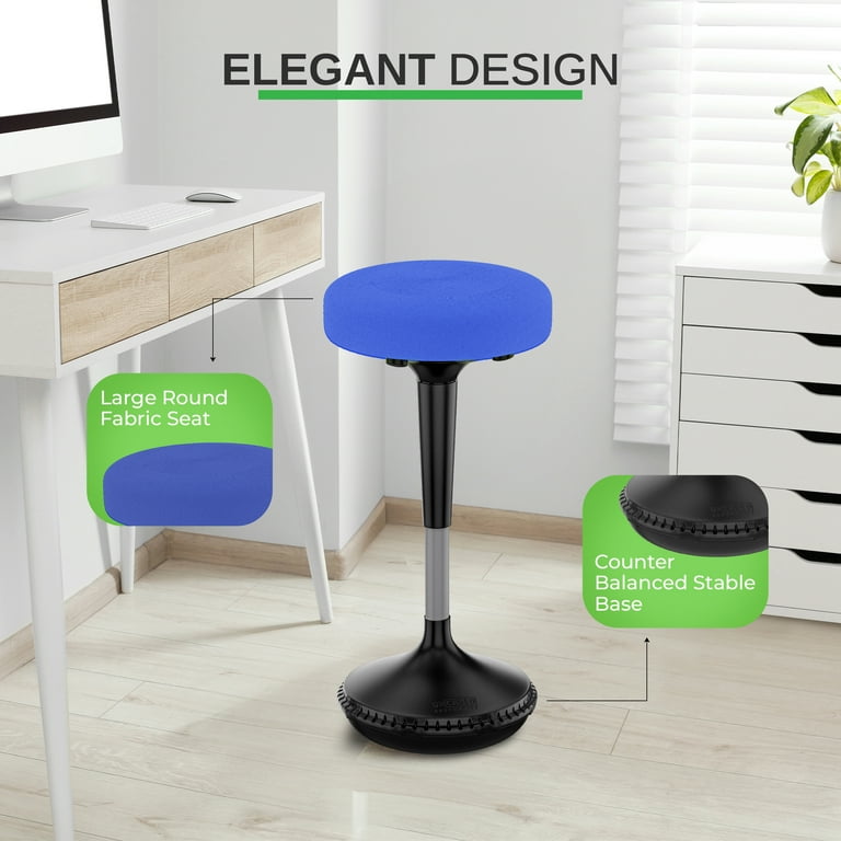 Wobble Stool Standing Desk Stool Tall Office Chair for Adults