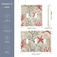thumbnail image 2 of Yayeee Toggle Light Switch Wall Plate 2-Gang 4.56"x4.48" Decorative Outlet Cover, Light Starfish, 2 of 7