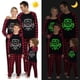 thumbnail image 1 of Pijamas familiares a juego de Navidad, Conjunto de pijama negro luminoso, miembro orgulloso de la lista traviesa, 2023, 1 of 3