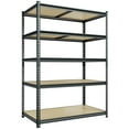 thumbnail image 4 of RoomFave Heavy Duty Garage Shelving Unit, 2000LBS Capacity, 5-Tier Adjustable Metal Storage Rack for Basement, Warehouse, Utility Room, 35.5"W x 16"D x 72"H, 4 of 9