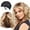 A, variant on Hair Wigs For Women Wig Women'S Medium and Long Curly Hair Medium Pear Flower Perm Short Hair Fashion Golden Dyed Wig Hair Set Wigs Human Hair Costume Wigs Toupees