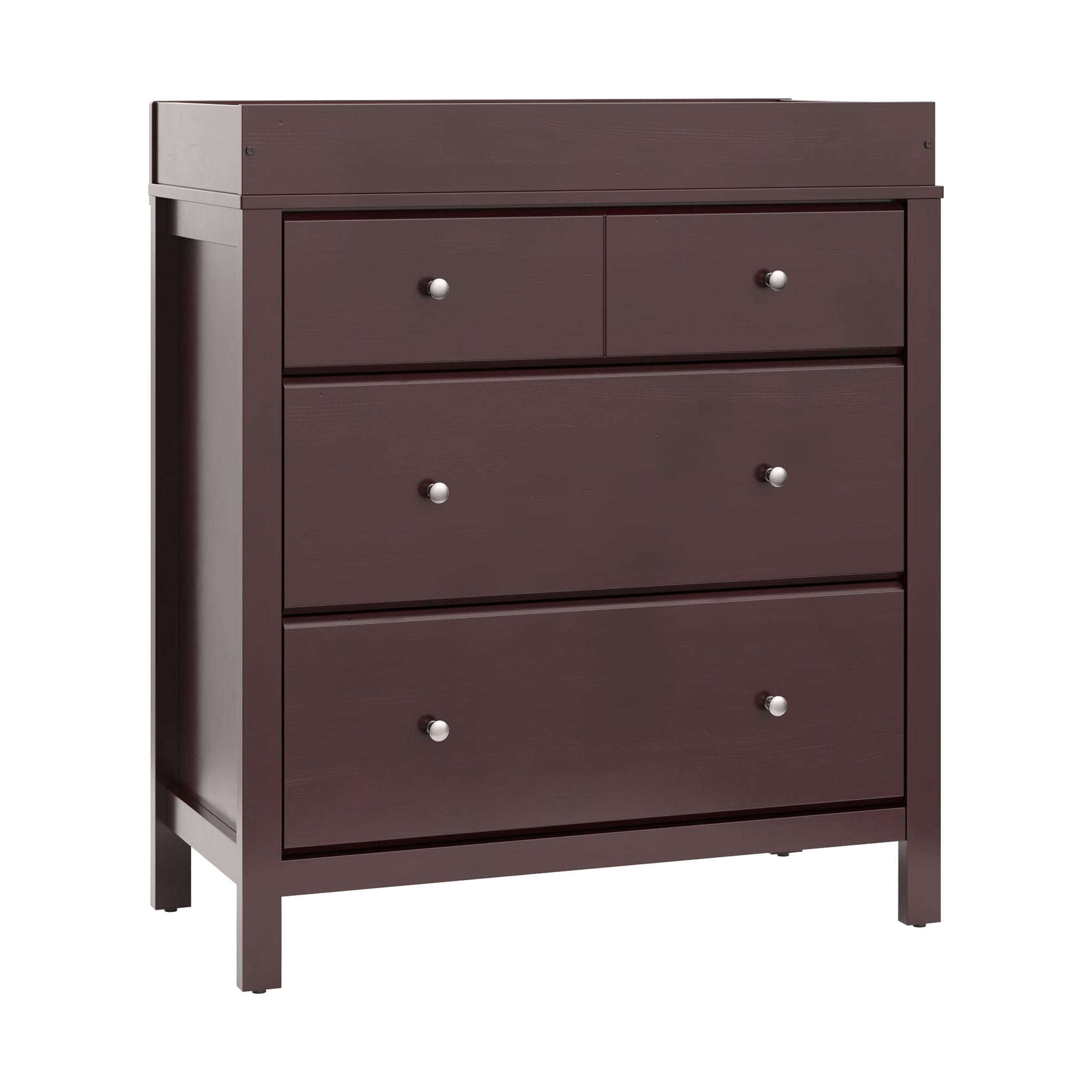 Storkcraft Horizon 3 Drawer Infant Changing Table Dresser, Espresso