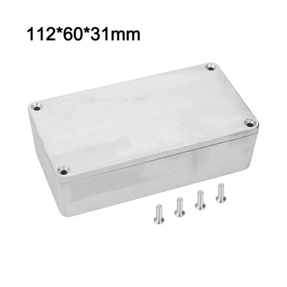 Kit d'Instruments de Musique en Aluminium, Boîtier de Câble de Pédale d'Effets pour Pédale de Guitare 112 60 31mm